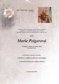 MARIE PEIGEROVÁ