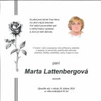 MARTA LATTENBERGOVÁ